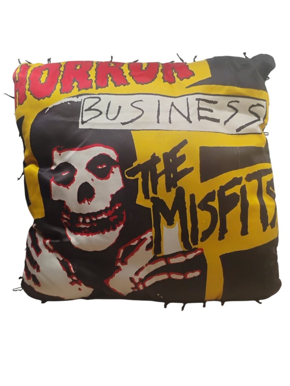 The Misfits Horror Business Vintage Style Throw Pillow Decor Punk Goth Metal